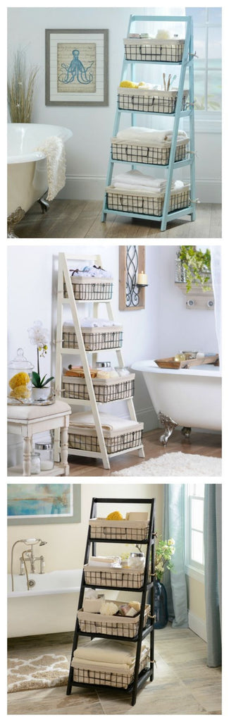 Ladders in the Bathroom!