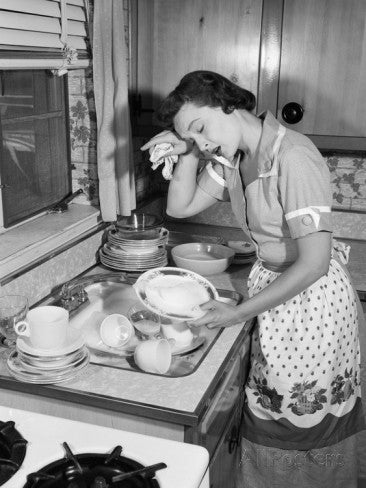 No Dish Washer Here.