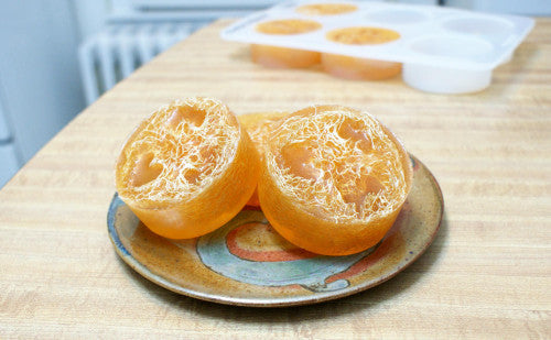 Weekend Project! Melt and Pour Loofah Soap Recipe