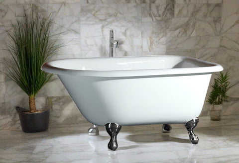 Toby 48-inch Roll Top Cast Iron Bathtub from Still Waters Bath