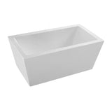 Hector 63-inch Acrylic Rectangular Modern Bathtub from Still Waters Bath