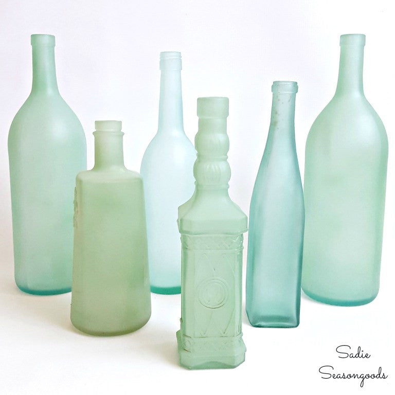 DIY Sea Glass Bottles