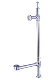 Chrome finish Brass Tower Drain