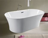 Jessie 67-inch Oval Dual Acrylic Tub from Still Waters Bath