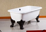 Bear 60-inch Cast Iron Dual Bathtub 