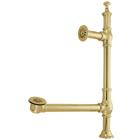 Polished Brass Tower Drain