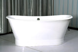 Kyle 67-inch skirted cast iron double slipper bathtub - Still Waters Bath - 3
