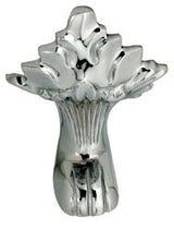 Close-up of Chrome Lion Paw Foot for Taylor 71-inch Double Slipper Cast Iron Bathtub from Still Waters Bath