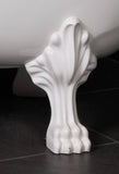 Bentley 67-inch Slipper Cast Iron Bathtub with Paw Feet