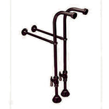 Hard Supply Lines for wall mount faucet with supports