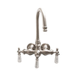 Brushed Nickel Gooseneck Wall-Mount Faucet from Still Waters Bath