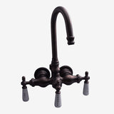 Oil-Rubbed Bronze Gooseneck Wall-Mount Faucet from Still Waters Bath