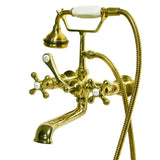 Wall Mount British Telephone Faucet with 6" Wall Extension