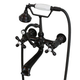 Wall Mount British Telephone Faucet with 6" Wall Extension