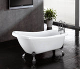 Laurel 67-inch Slipper Acrylic Bathtub - Still Waters Bath - 2