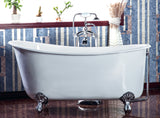 Prescott 59" Swedish Slipper Cast Iron Bathtub