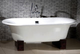 Ming 57-inch, 61-inch, 66-inch Dual Oriental Cast Iron Bathtub - Still Waters Bath - 2