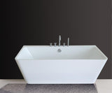 Kena 59-inch Rectangular Acrylic Bathtub