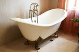 Taylor 71-inch Double Slipper Cast Iron Bathtub - Still Waters Bath - 2