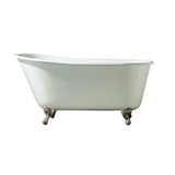 Prescott 59" Swedish Slipper Cast Iron Bathtub